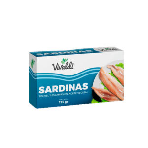 Sardina sin piel y sin espinas - 24 x 125 Gr